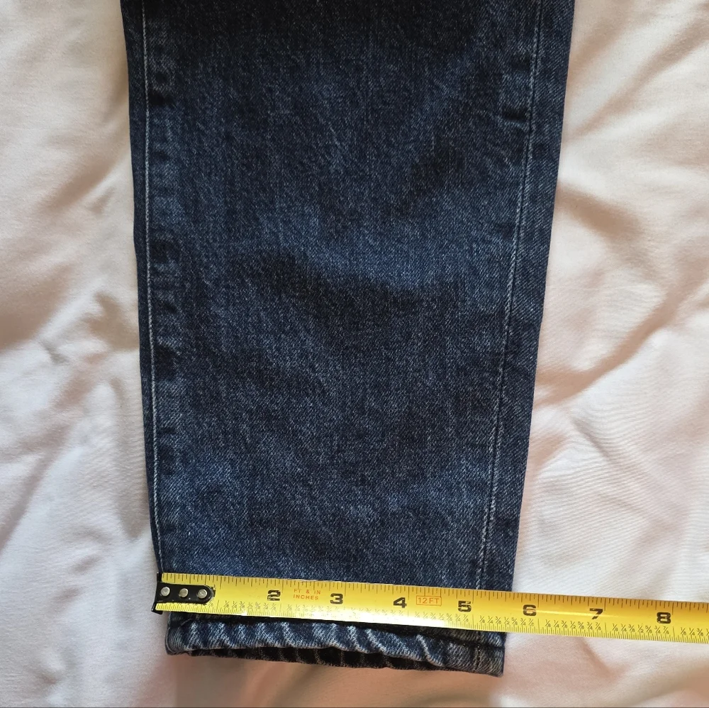 Goldsign Tapered Jeans Sz 26 Women’s Premium Designer Denim High Rise Blue Jeans